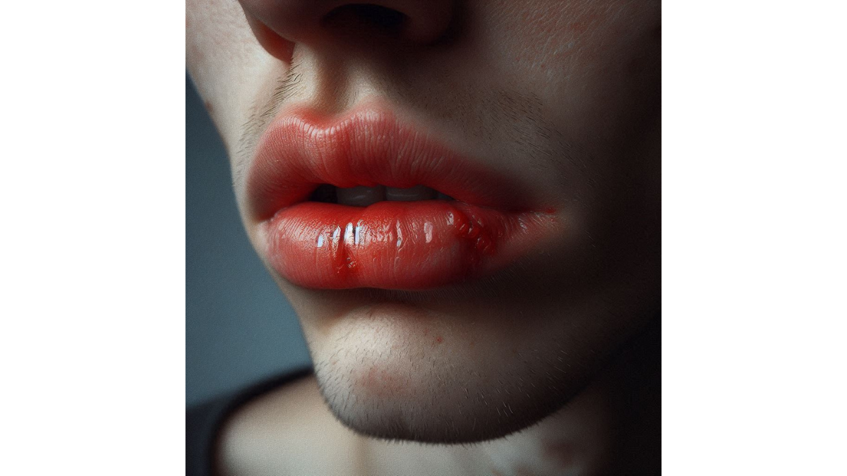 Burning lips causes