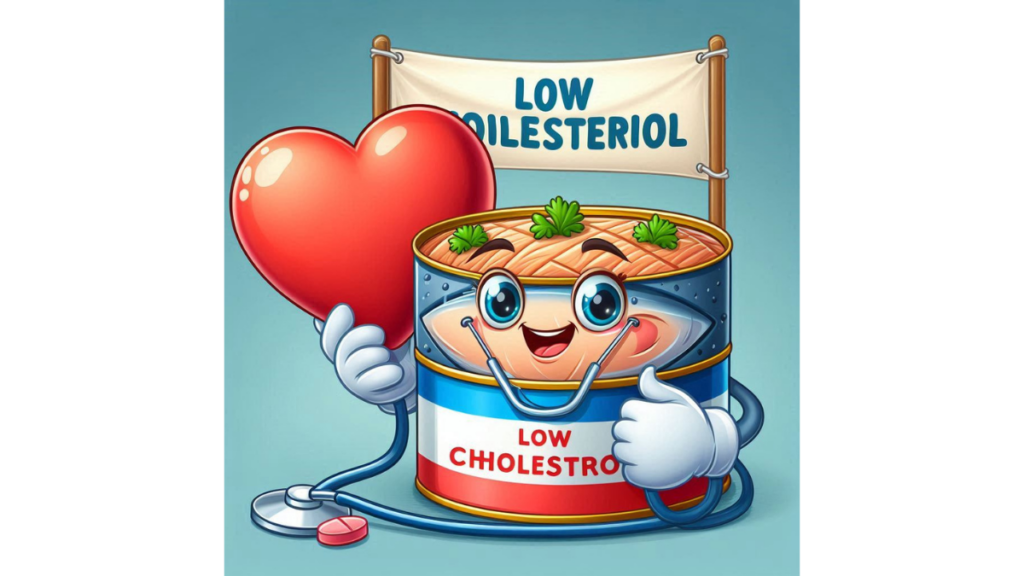 canned tuna cholesterol