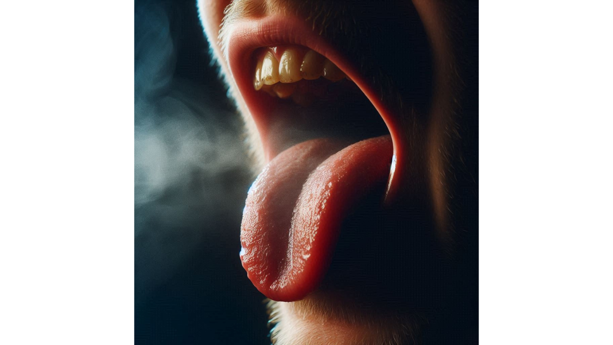 What causes bad smell from the mouth